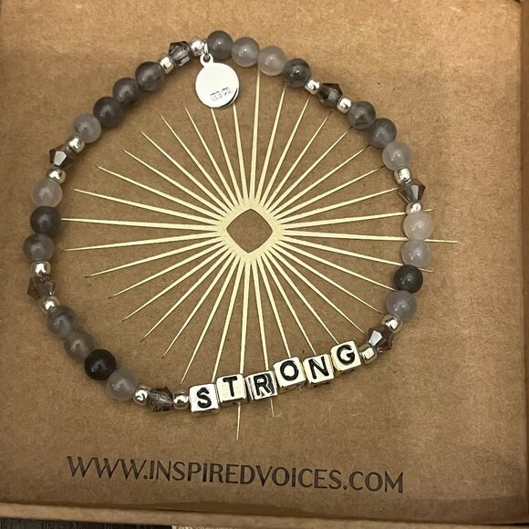 Jewelry - Brand New Inspired Voices 188 cm "STRONG" Stretch Bracelet
